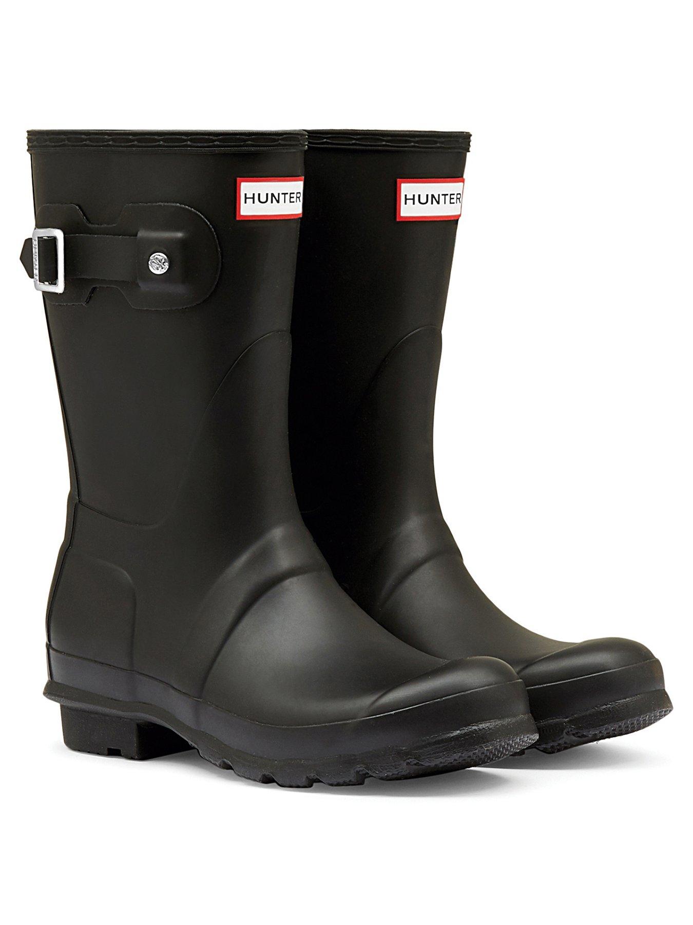 Hunter Original Short Wellington Boot - Black