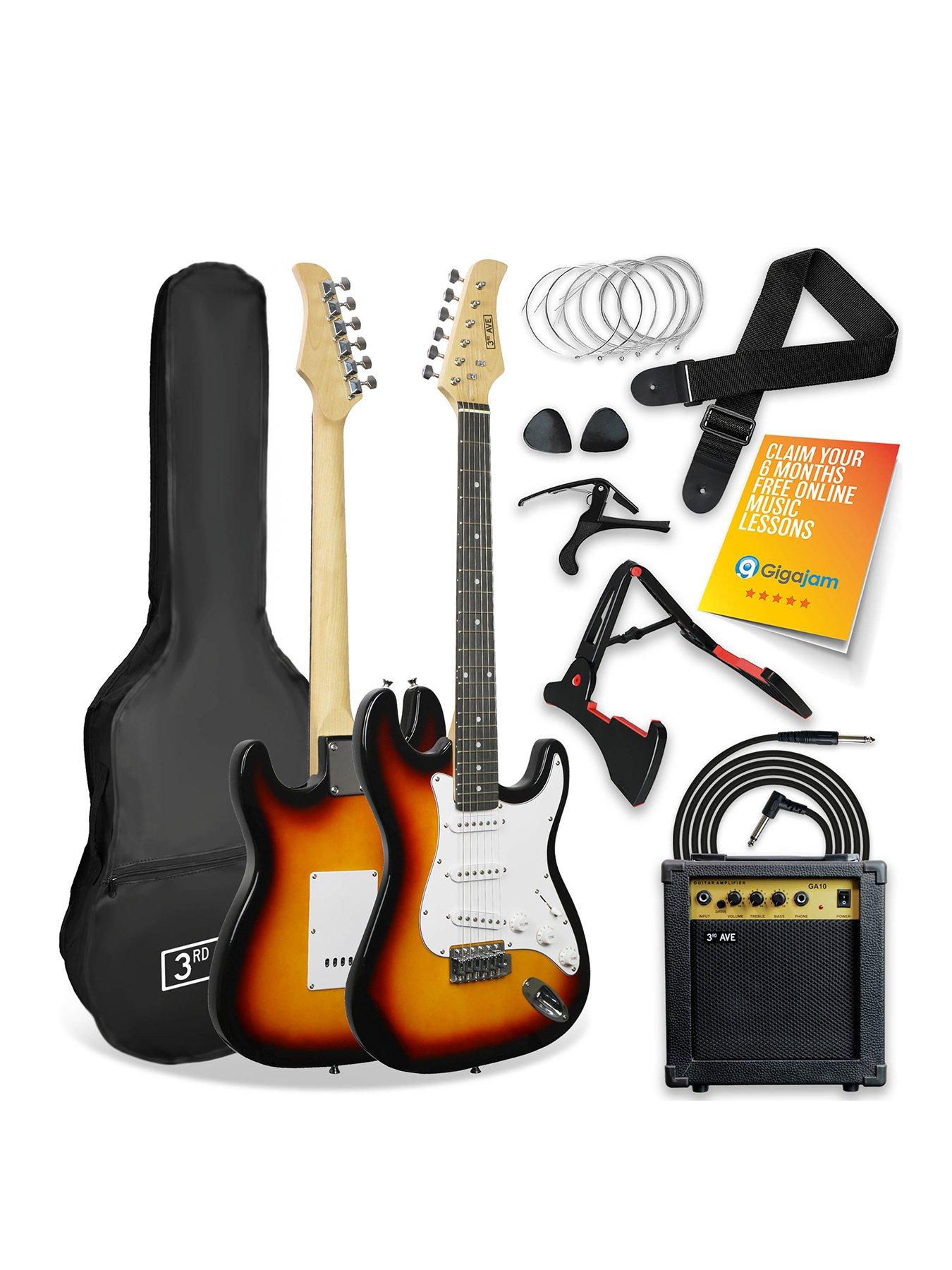 3rd Avenue Full Size 4/4 Electric Guitar Ultimate Kit with 10W Amp