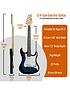  image of 3rd-avenue-34-size-electric-guitar-ultimate-kit-with-10w-amp-6-months-free-lessons-blueburst