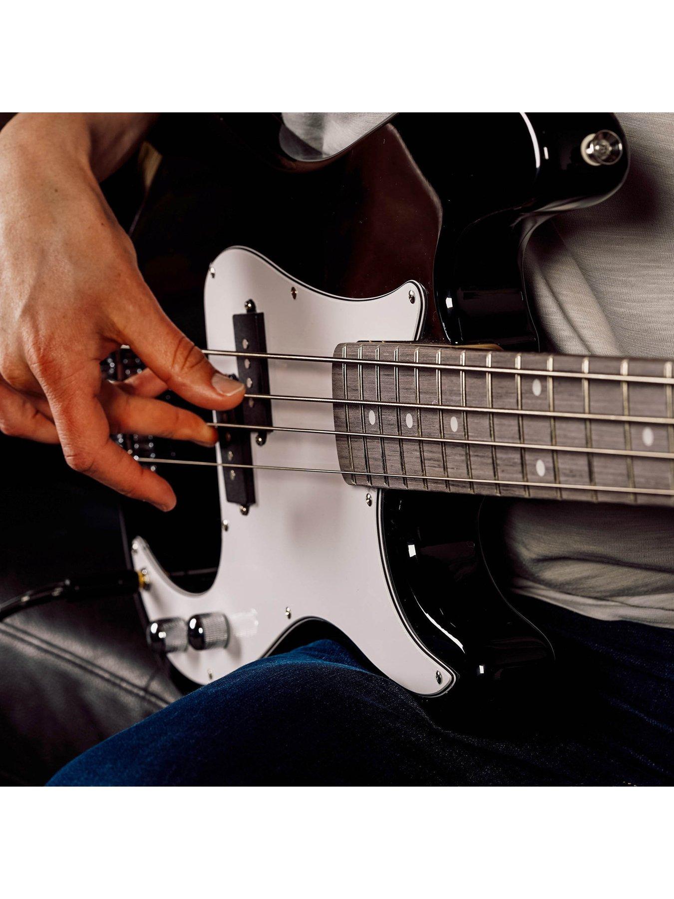 Image 6 of 6 of 3rd Avenue Full Size Bass Guitar Ultimate Kit with 15W Amp - 6 Months FREE Lessons - Black