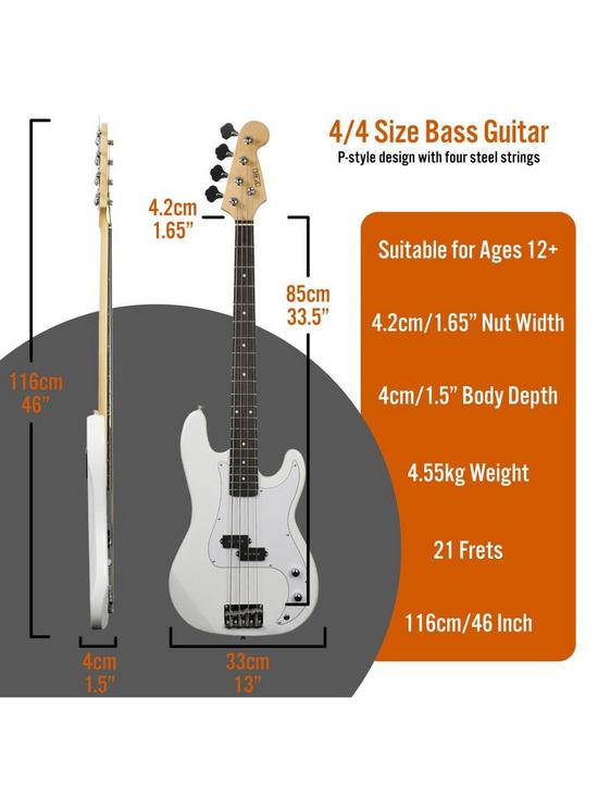 stillFront image of 3rd-avenue-full-size-bass-guitar-ultimate-kit-with-15w-amp-6-months-free-lessons-white