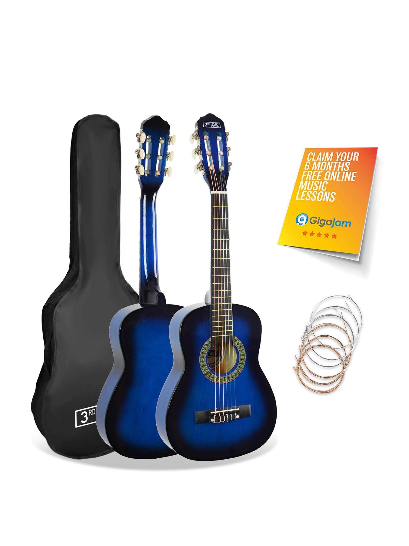 3rd Avenue 3 4 Size Kids Classical Guitar Beginner Bundle 6