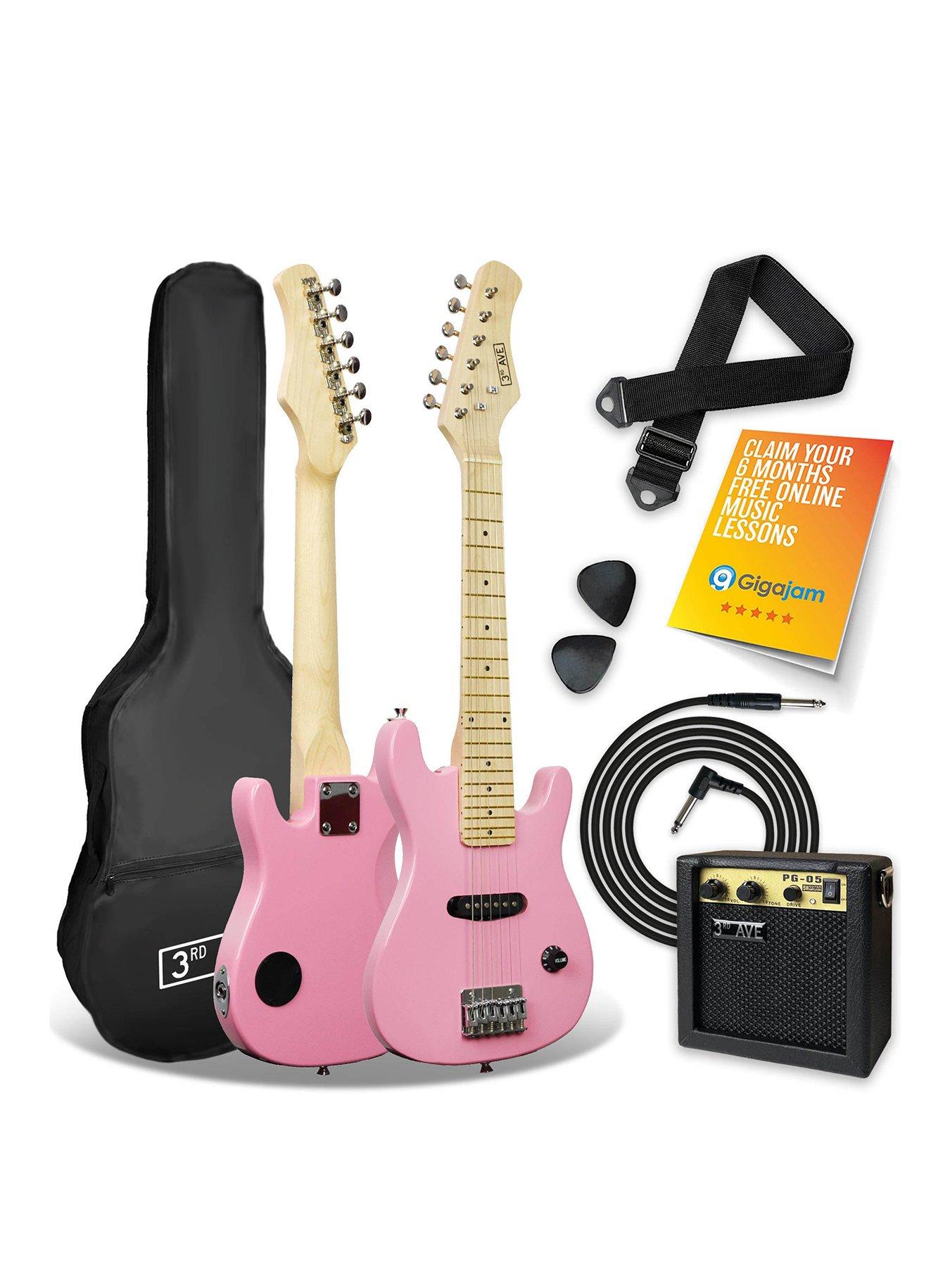 3rd Avenue Junior Electric Guitar Pack - Red with Free Online