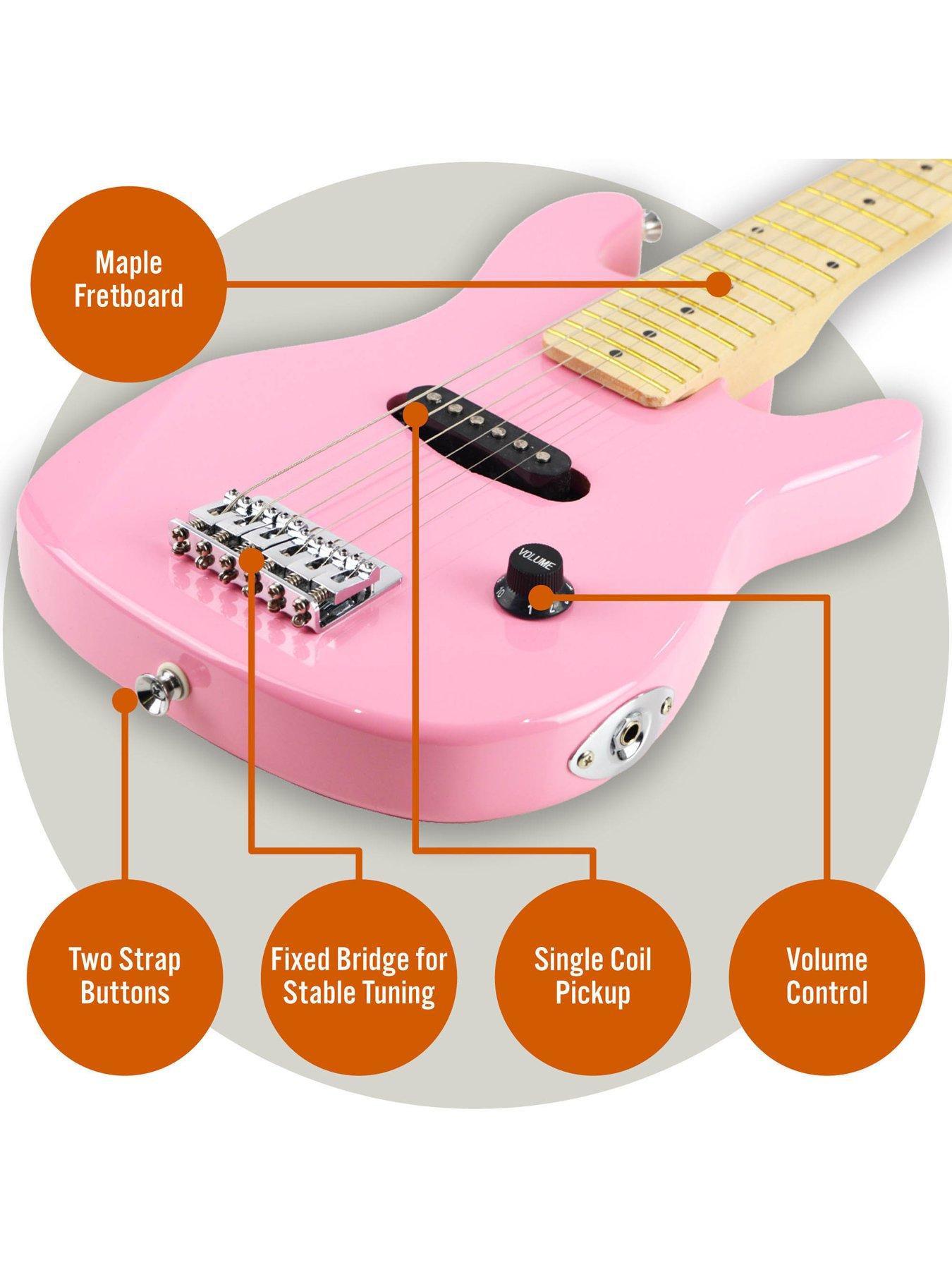 Image 4 of 6 of 3rd Avenue Junior Electric Guitar Pack - Pink