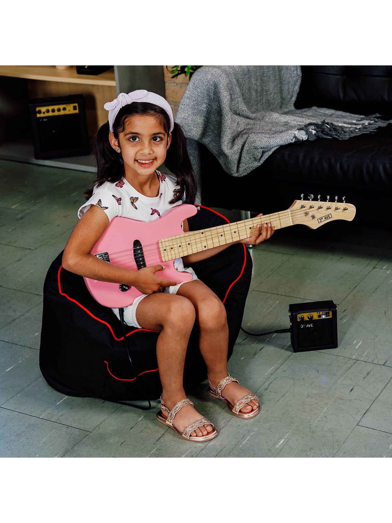 Image 5 of 6 of 3rd Avenue Junior Electric Guitar Pack - Pink