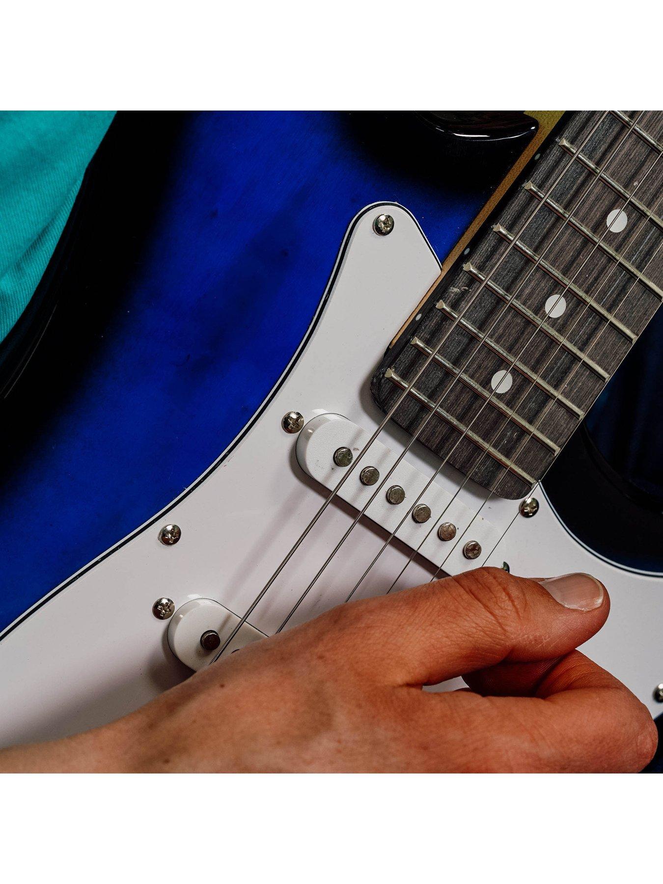 Image 6 of 6 of 3rd Avenue Full Size 4/4 Electric Guitar Ultimate Kit with Amp - 6 Months FREE Lessons - Blue