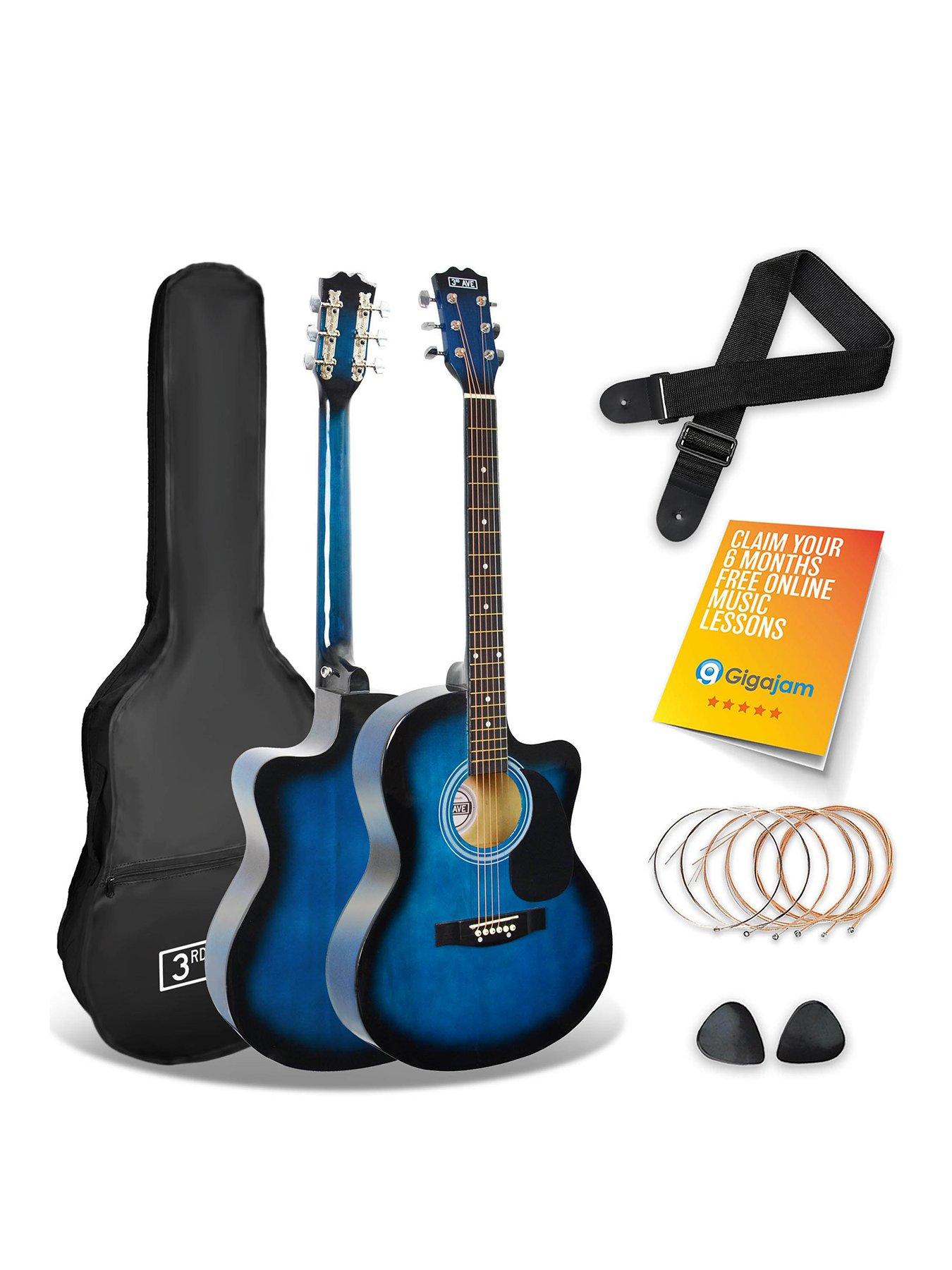 3rd Avenue Cutaway Electro Acoustic Guitar Pack Blueburst very