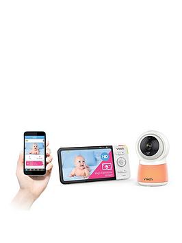 Vtech Smart 5-Inch Hd Screen Wi-Fi Baby Video Monitor With Night Light