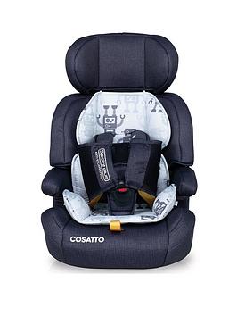 Cosatto Zoomi Group 1/2/3 Car Seat - Silver Robots