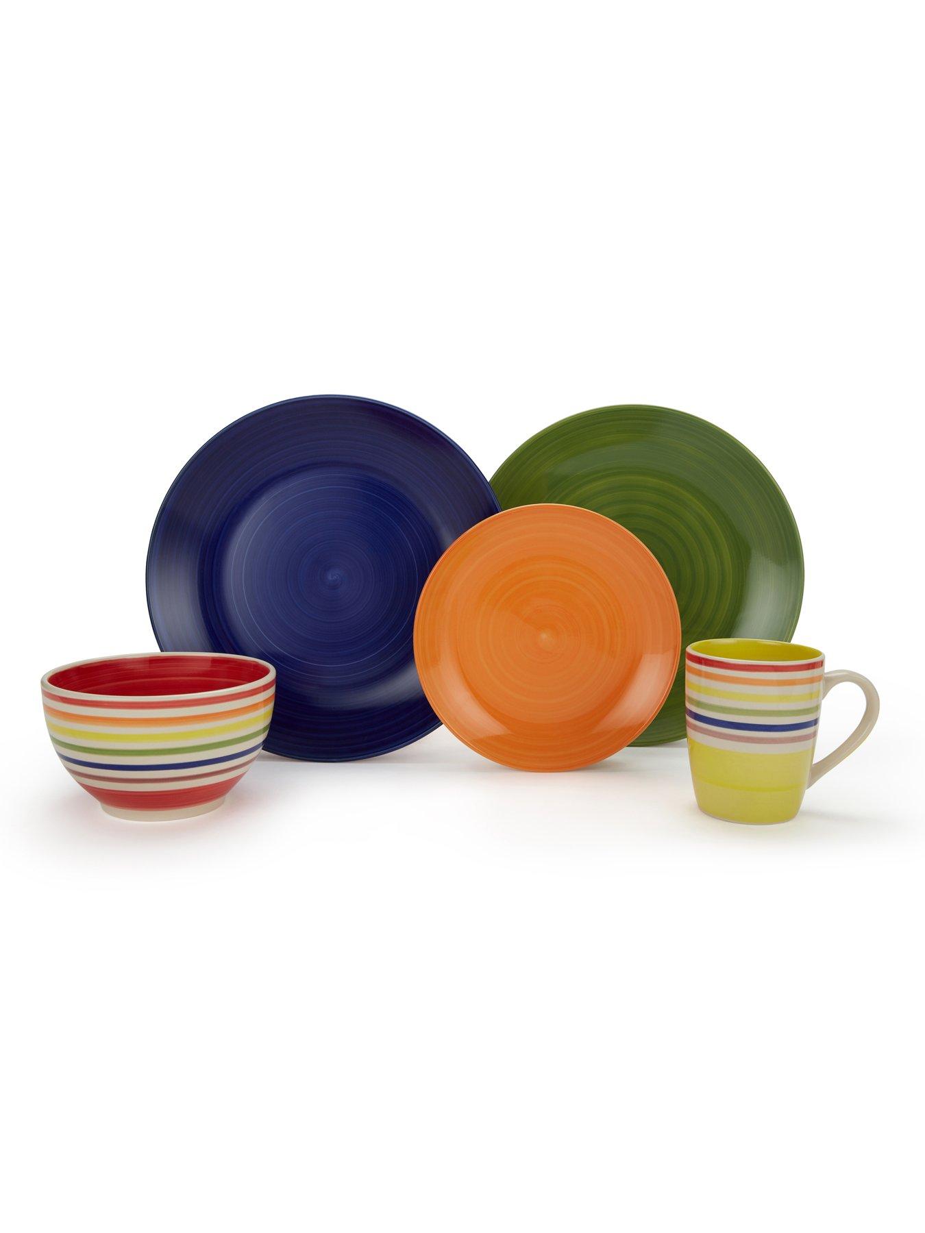 Colourful hotsell dinner sets