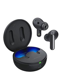 LG TONE Free UFP9 - Plug and Wireless True Wireless Bluetooth Earbuds(TWS), Enhanced Active Noise Cancellation, UVnano 99.9% Bacteria Free, Immersive 3D Sound, 3 Mic for Work/Home Office, Black