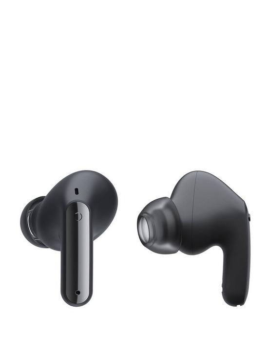 stillFront image of lg-tone-free-ufp9-plug-amp-wireless-active-noise-cancellation-true-wireless-bluetooth-earbuds-uvnano-999-bacteria-free-immersive-3d-sound-black