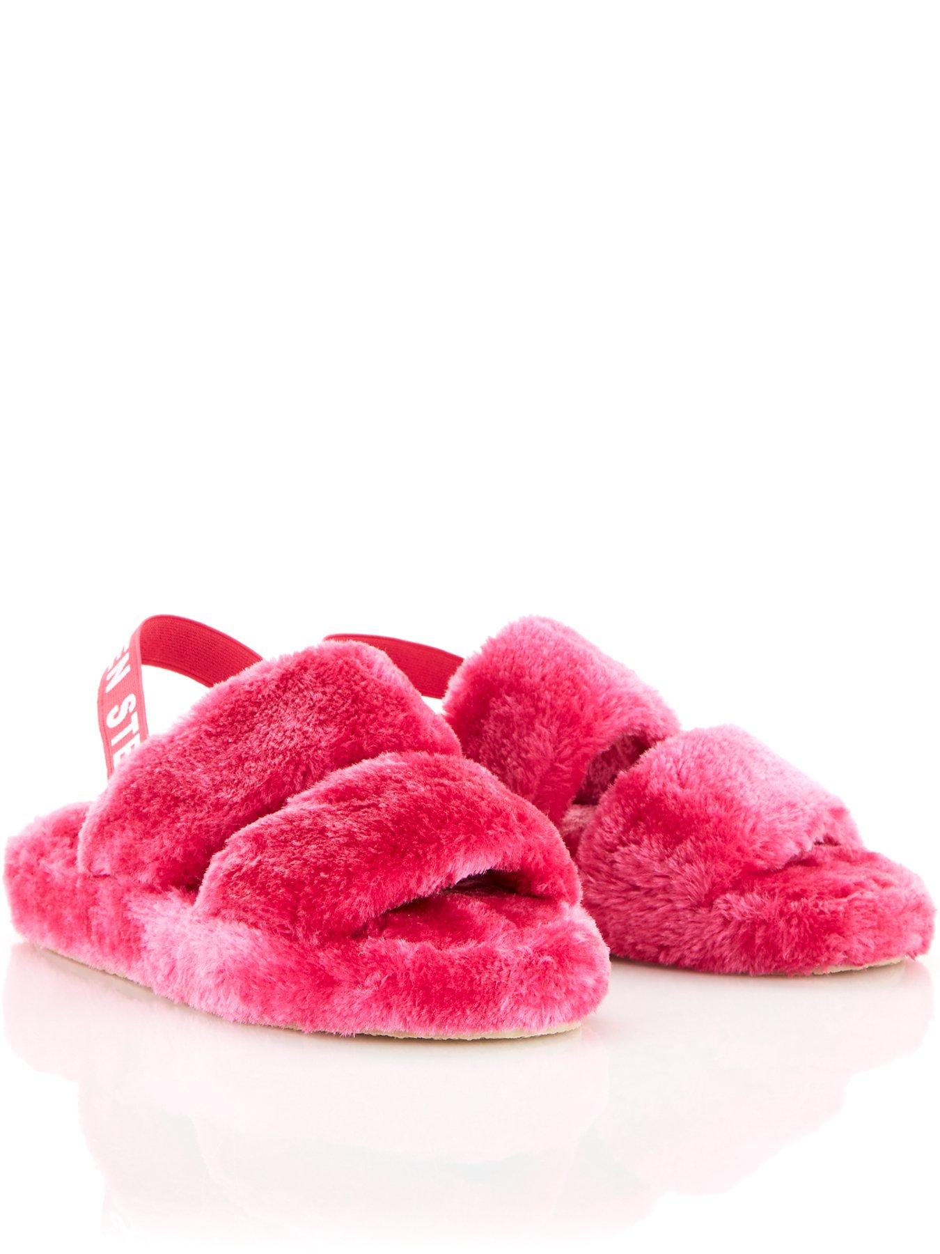 Shoes & boots Fluffy Mini Me Slipper Sandal - Hot Pink