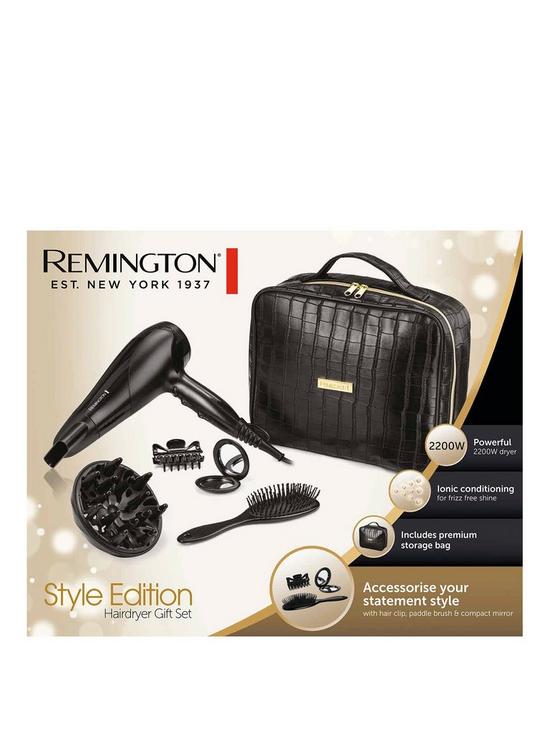 stillFront image of remington-style-edition-hair-dryer-gift-set-ndash-d3195gp