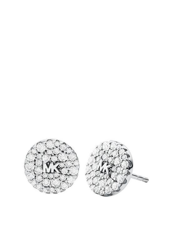 front image of michael-kors-premium-sterling-silver-ladies-earring