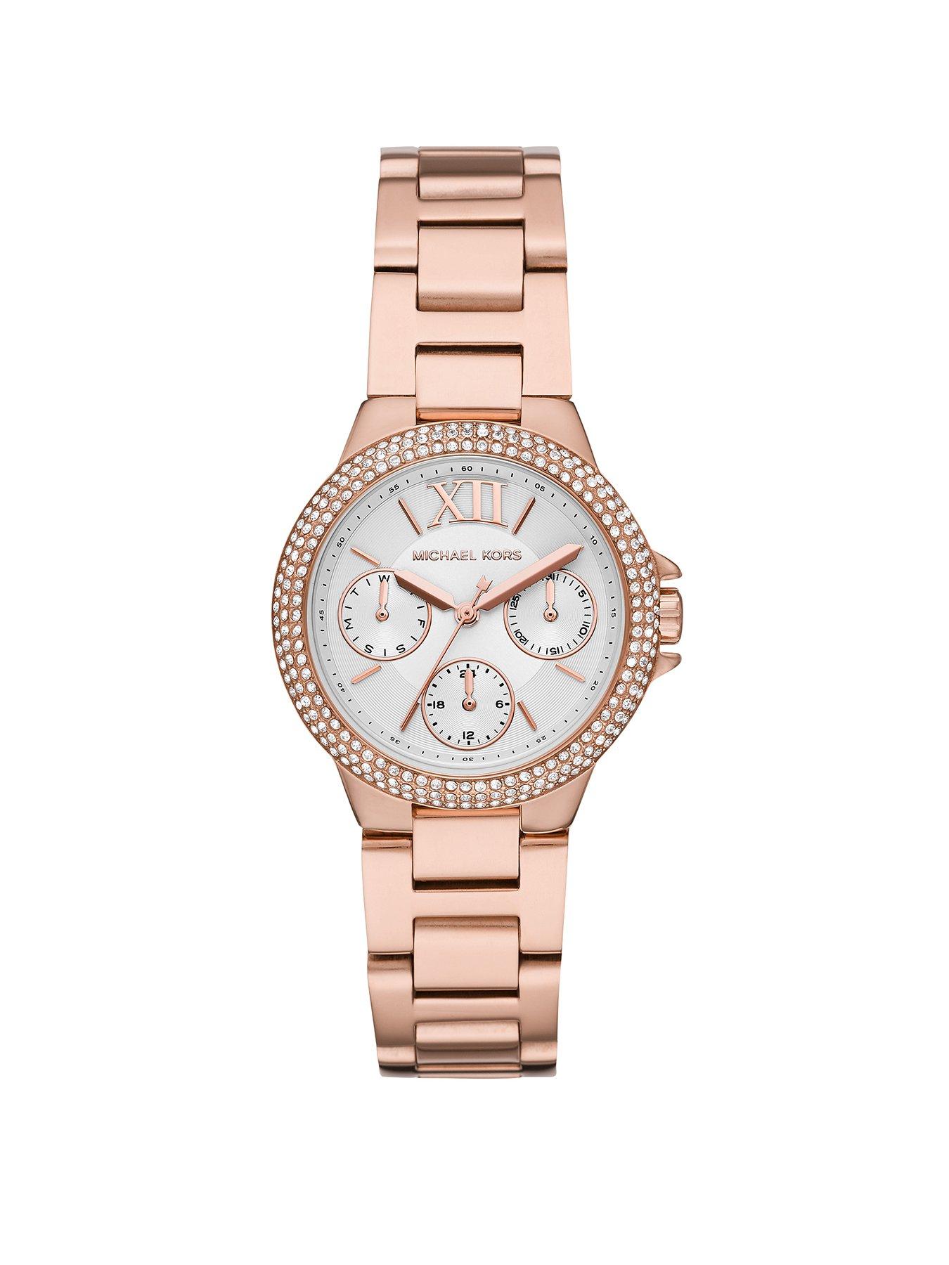 Stainless steel michael kors hotsell ladies watches