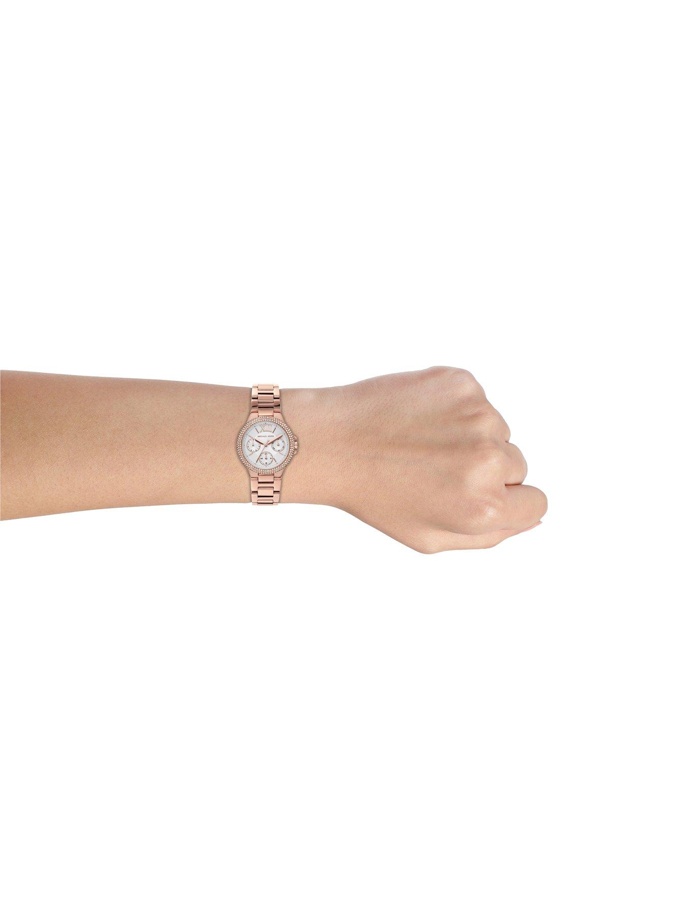 Michael kors camille watch 2024 silver