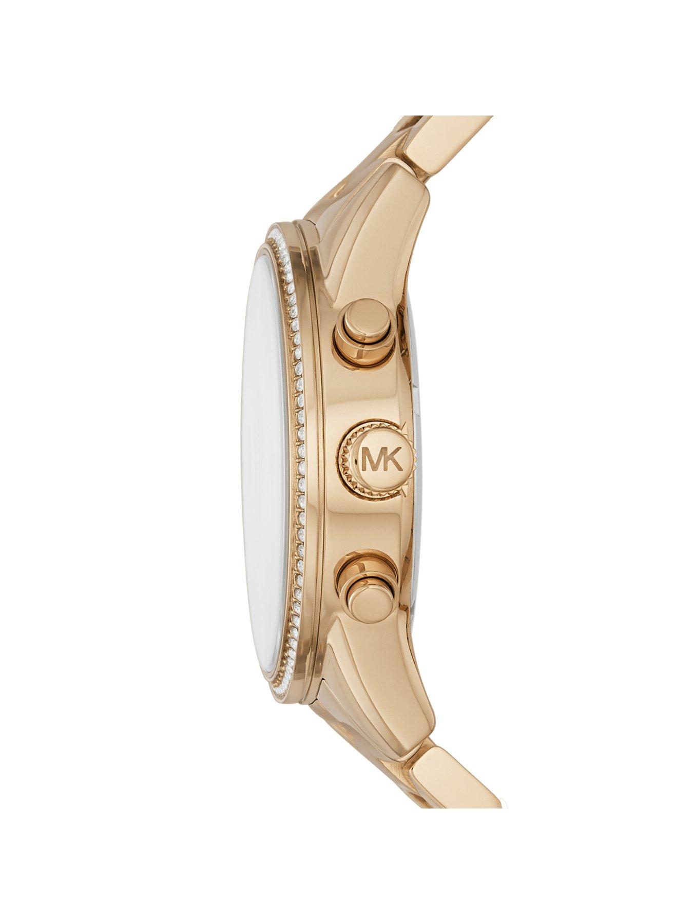 Image 2 of 3 of Michael Kors Bryant Gold Stone Set Watch