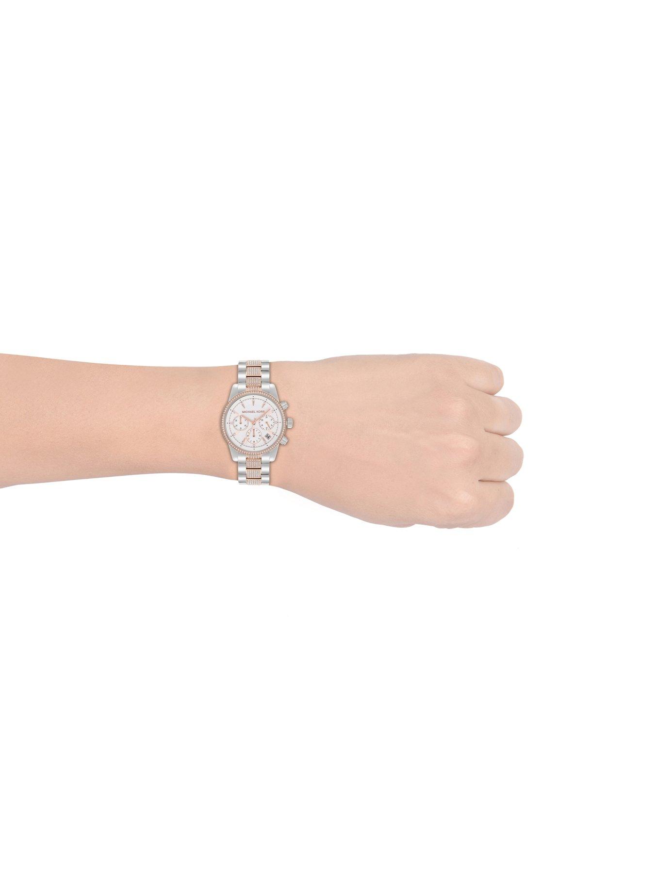 Michael kors deals ritz watch silver