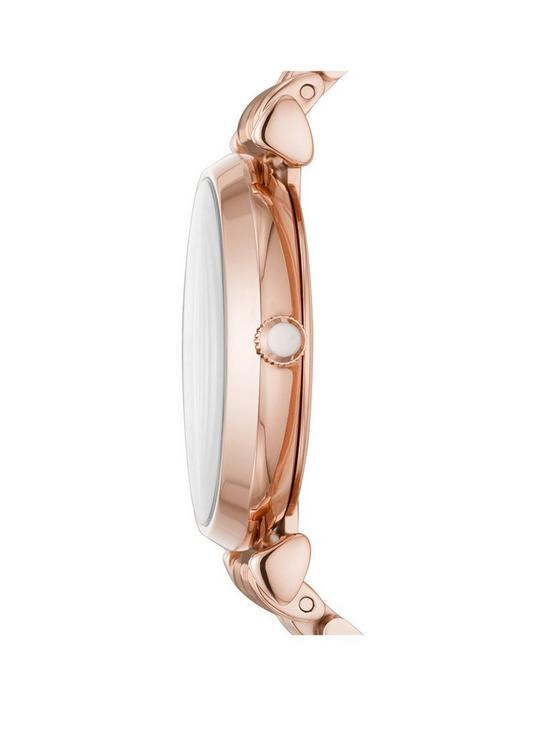 stillFront image of emporio-armani-womens-two-hand-rose-gold-tone-stainless-steel-watch