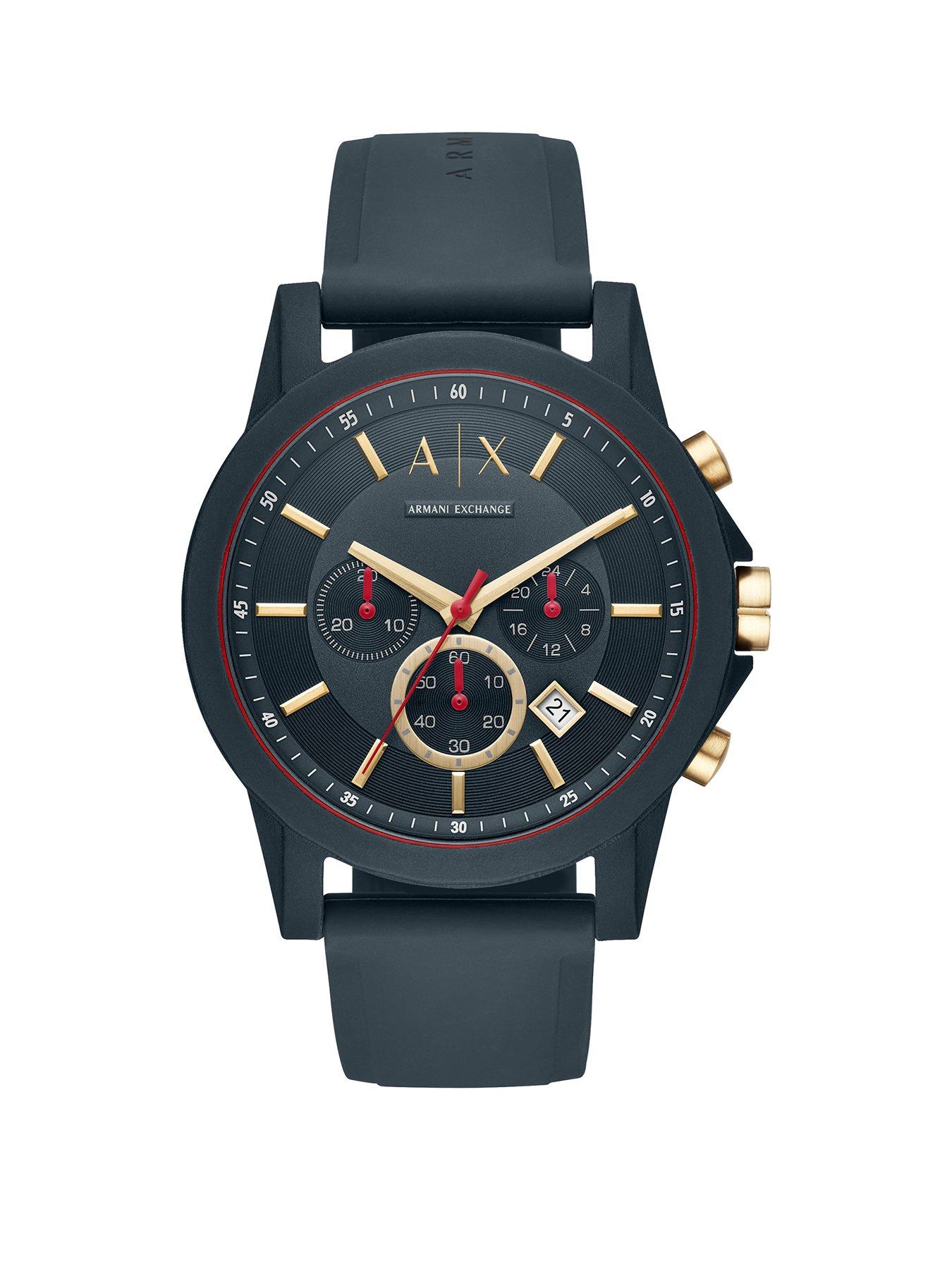 Armani Exchange AX Outerbanks Silicone Mens Watch 