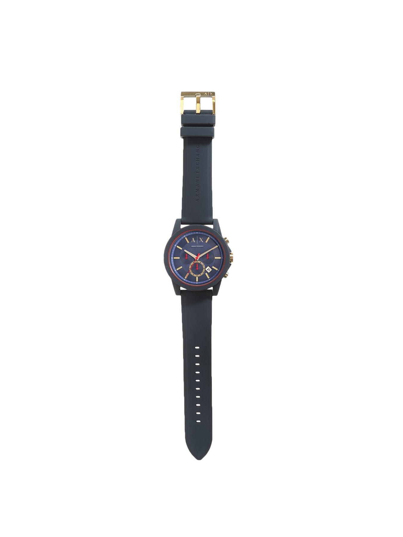 Armani Exchange AX Outerbanks Silicone Mens Watch | Very.co.uk