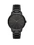  image of armani-exchange-three-hand-black-stainless-steel-watch