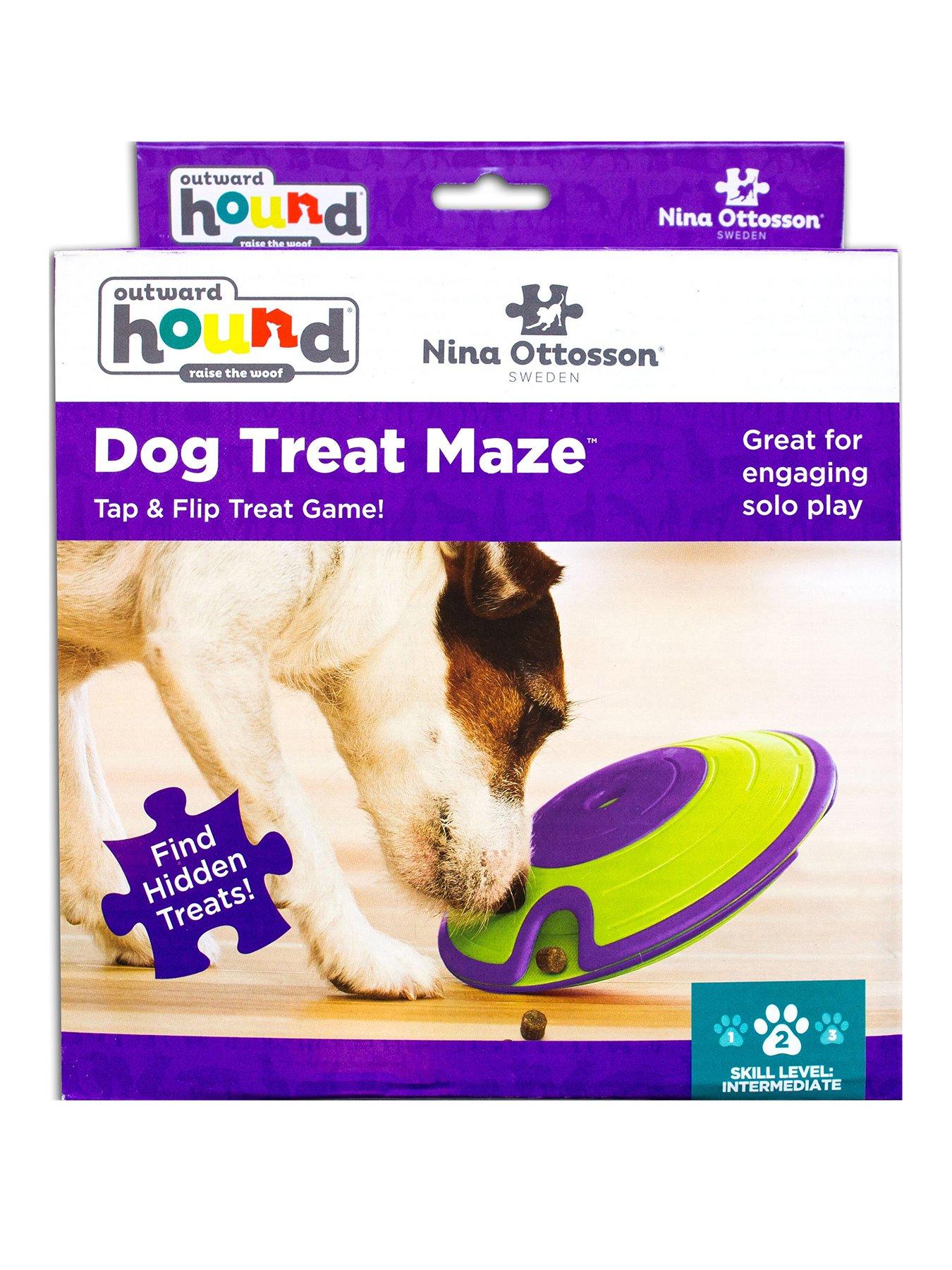 Product photograph of Nina Ottosson Level 2 Treat Maze Interactive Puzzle Toy For Dogs from very.co.uk