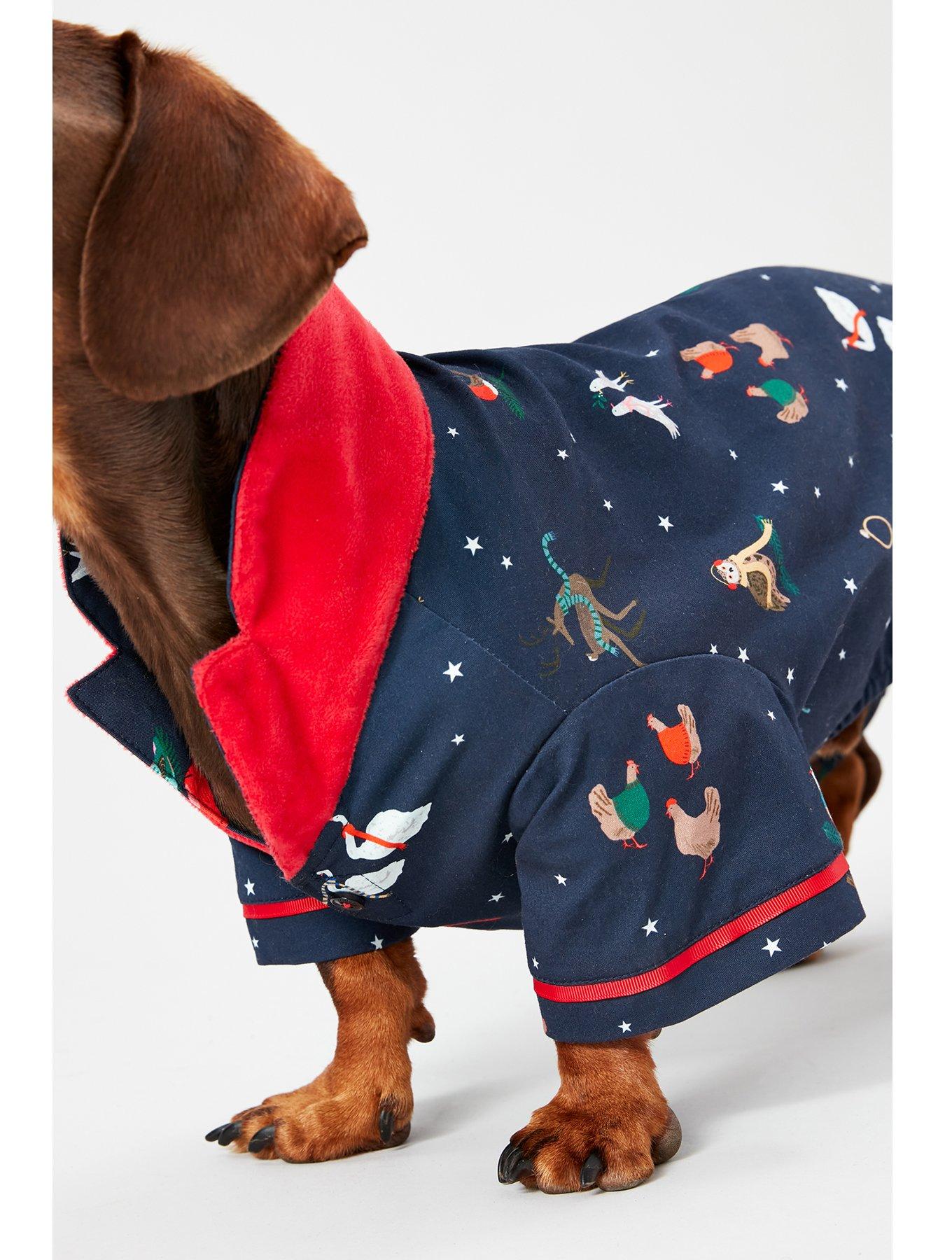 Joules 12 Days Of Christmas' Woodland Dog Pyjamas very.co.uk