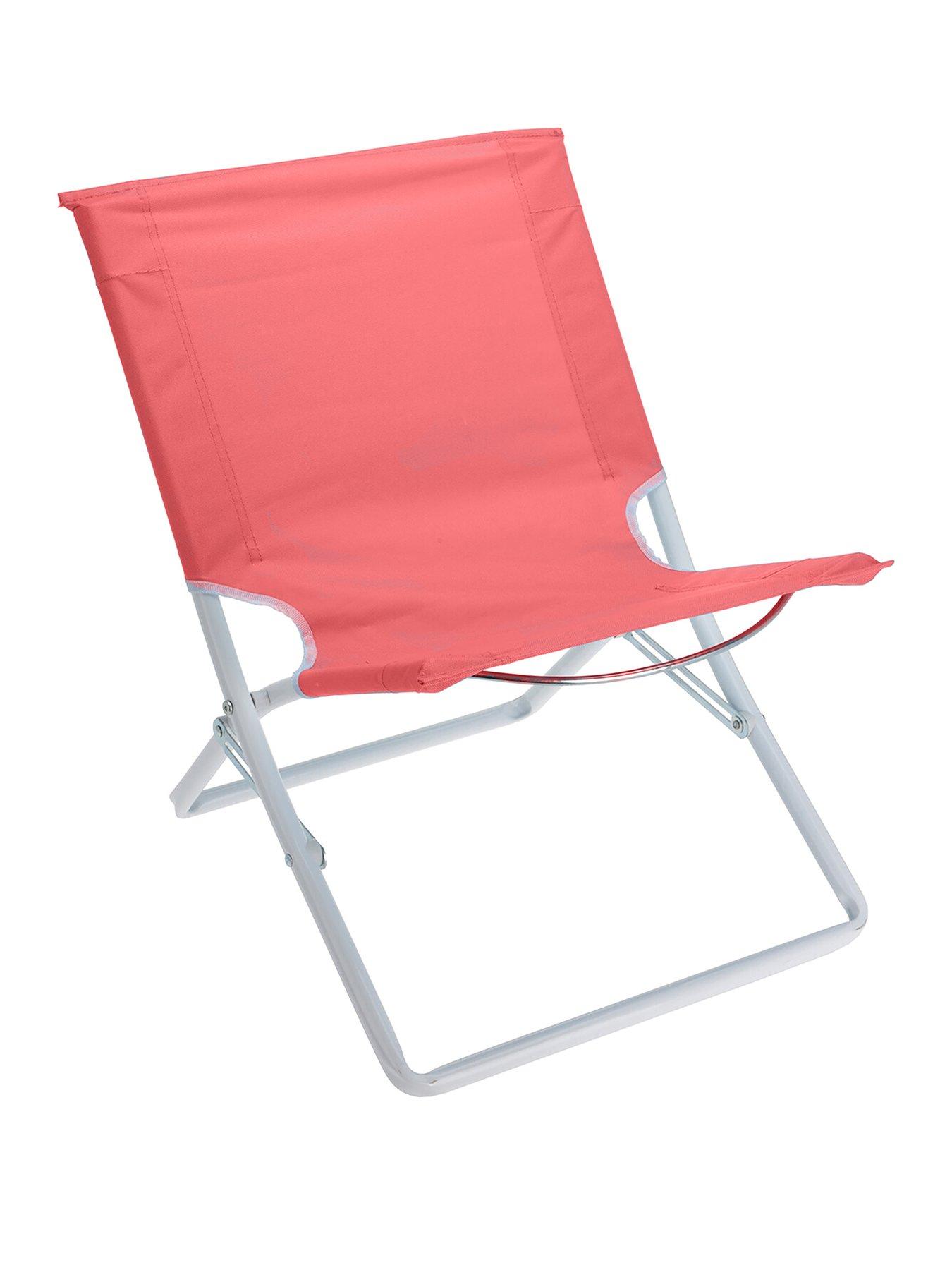 Product photograph of Xq Max - Foldable Beach Chair - Red from very.co.uk