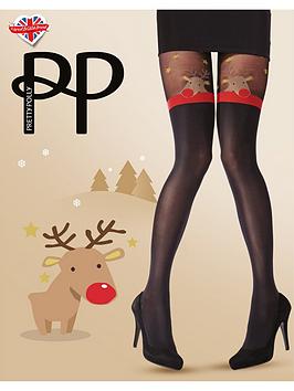 pretty-polly-reindeer-hold-up-tights-blacknbsp