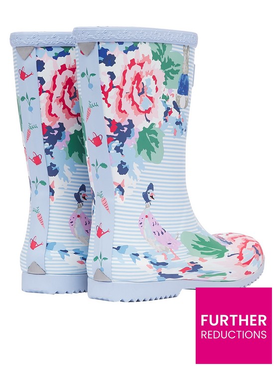 stillFront image of joules-girls-peter-rabbit-roll-up-wellies-white
