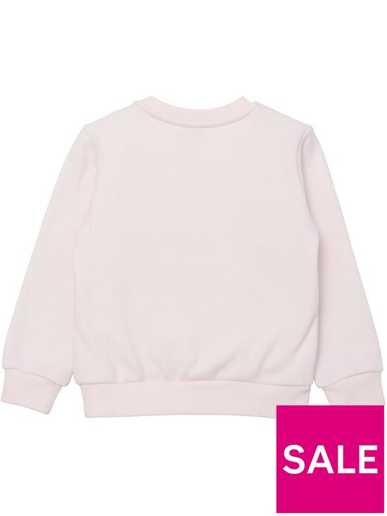 stillFront image of kenzo-juniornbspembroidered-logo-sweatshirt-pink