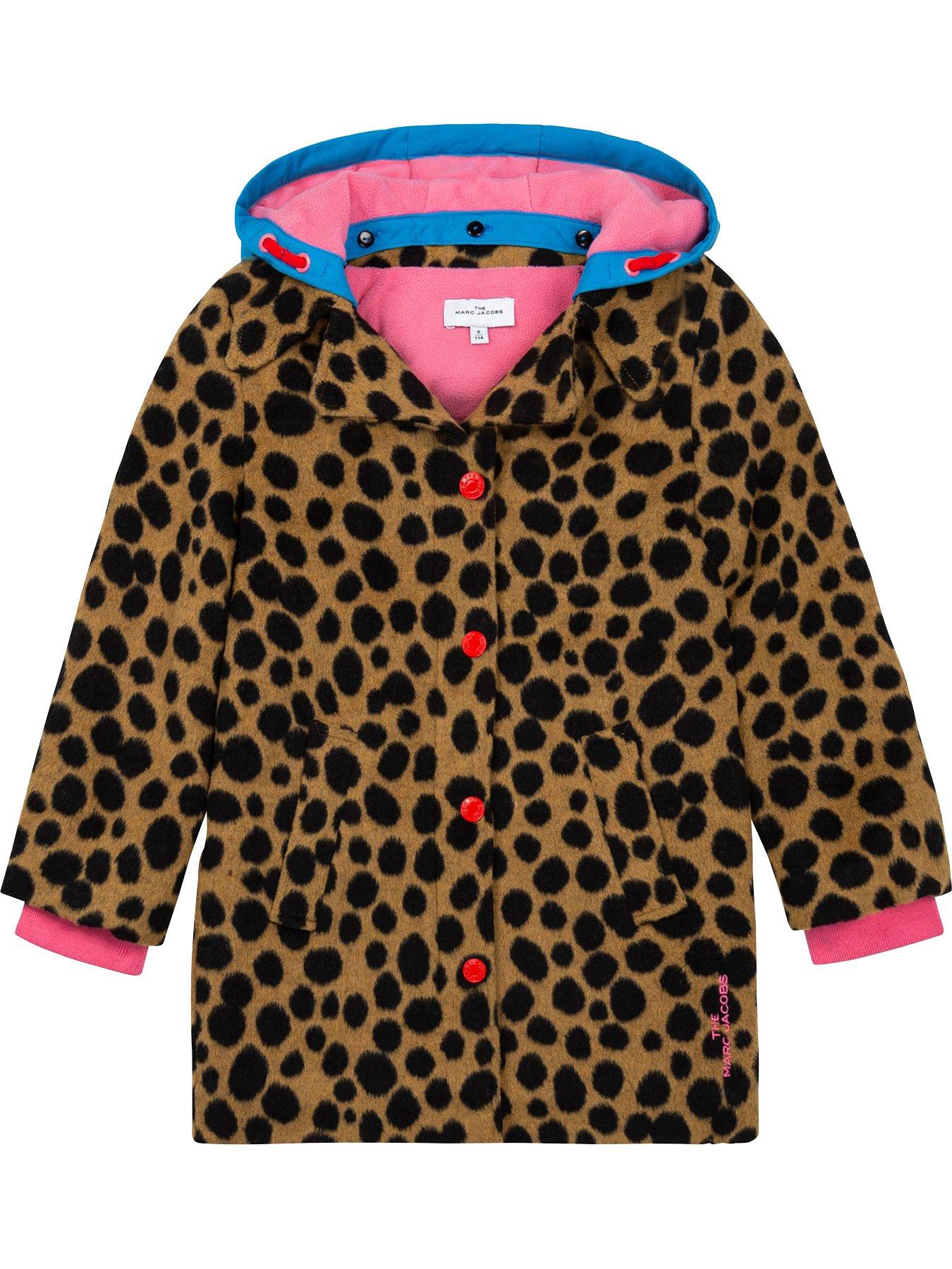 Kids Kids All Over Cheetah Print Coat - Brown
