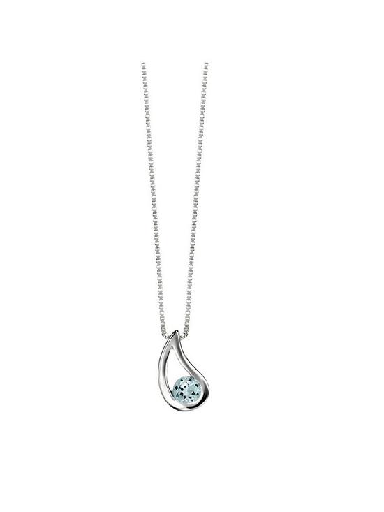 front image of the-love-silver-collection-sterling-silver-pendant-with-blue-topaz-stone