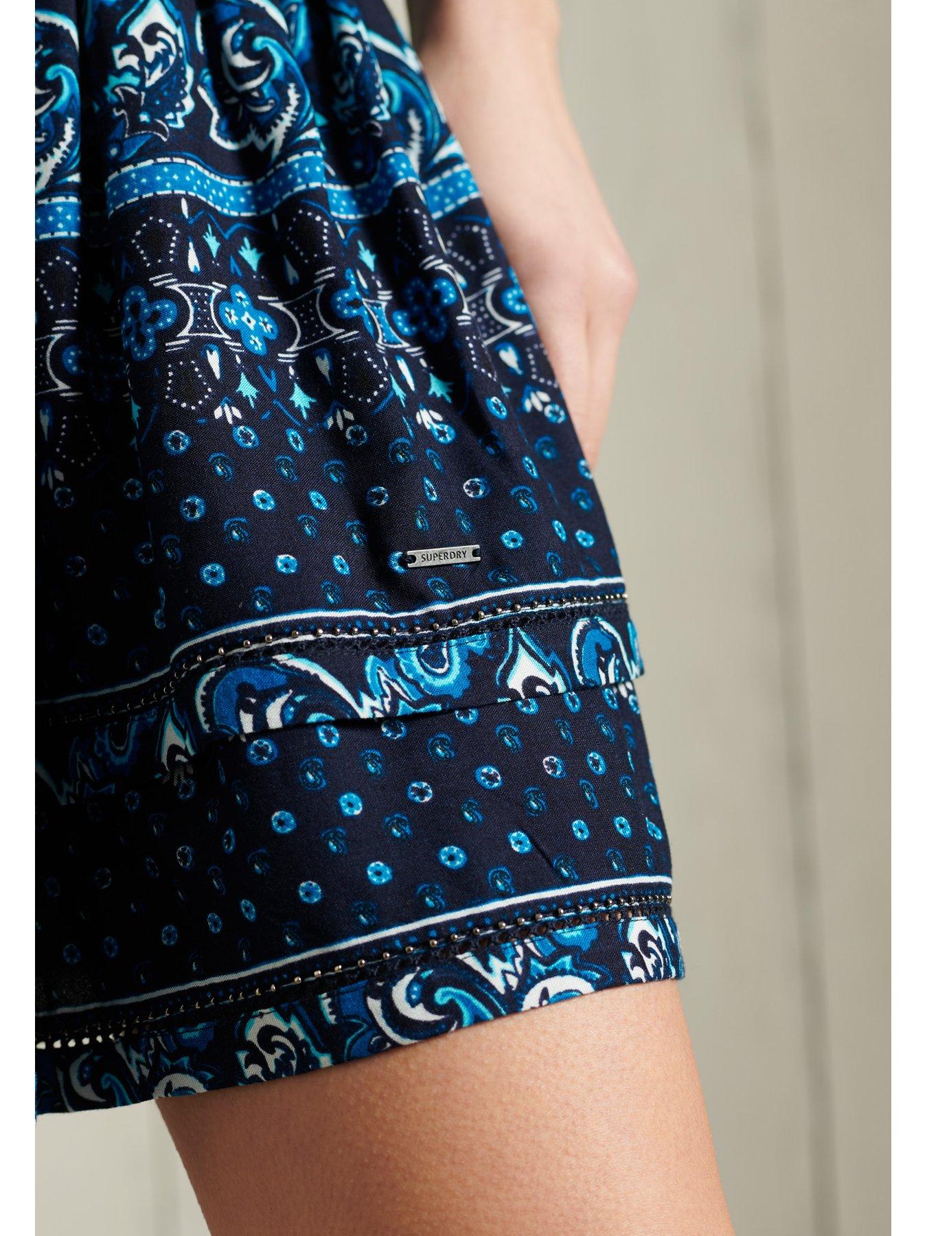 Skirts Ameera Mini Smocked Skirt -blue