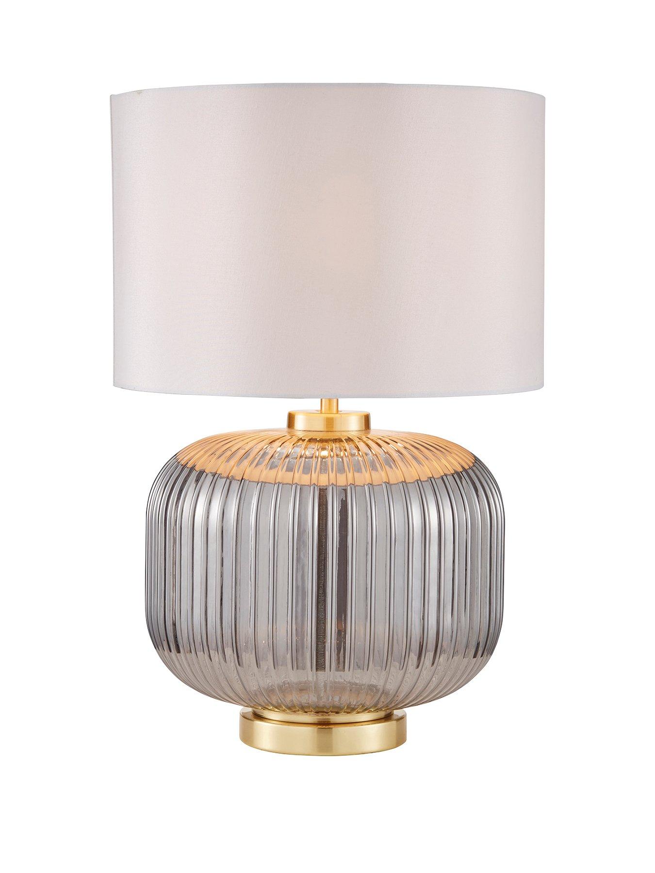 Product photograph of Very Home Tobin Table Lamp from very.co.uk