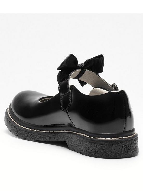 stillFront image of lelli-kelly-miss-lk-audrey-bow-school-shoes-black