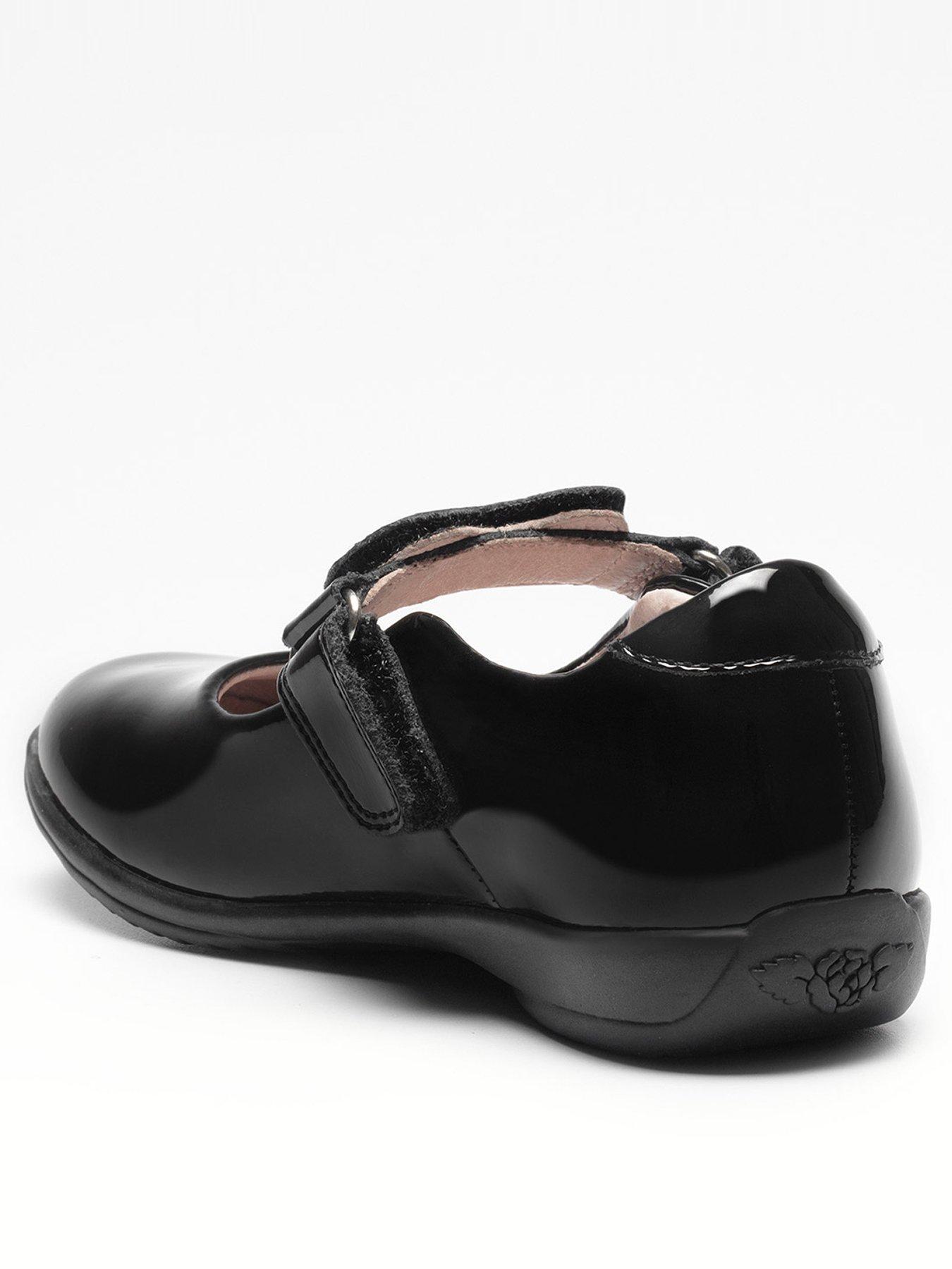 Lelli Kelly Colourissima Bow Dolly School Shoe Black very.co.uk