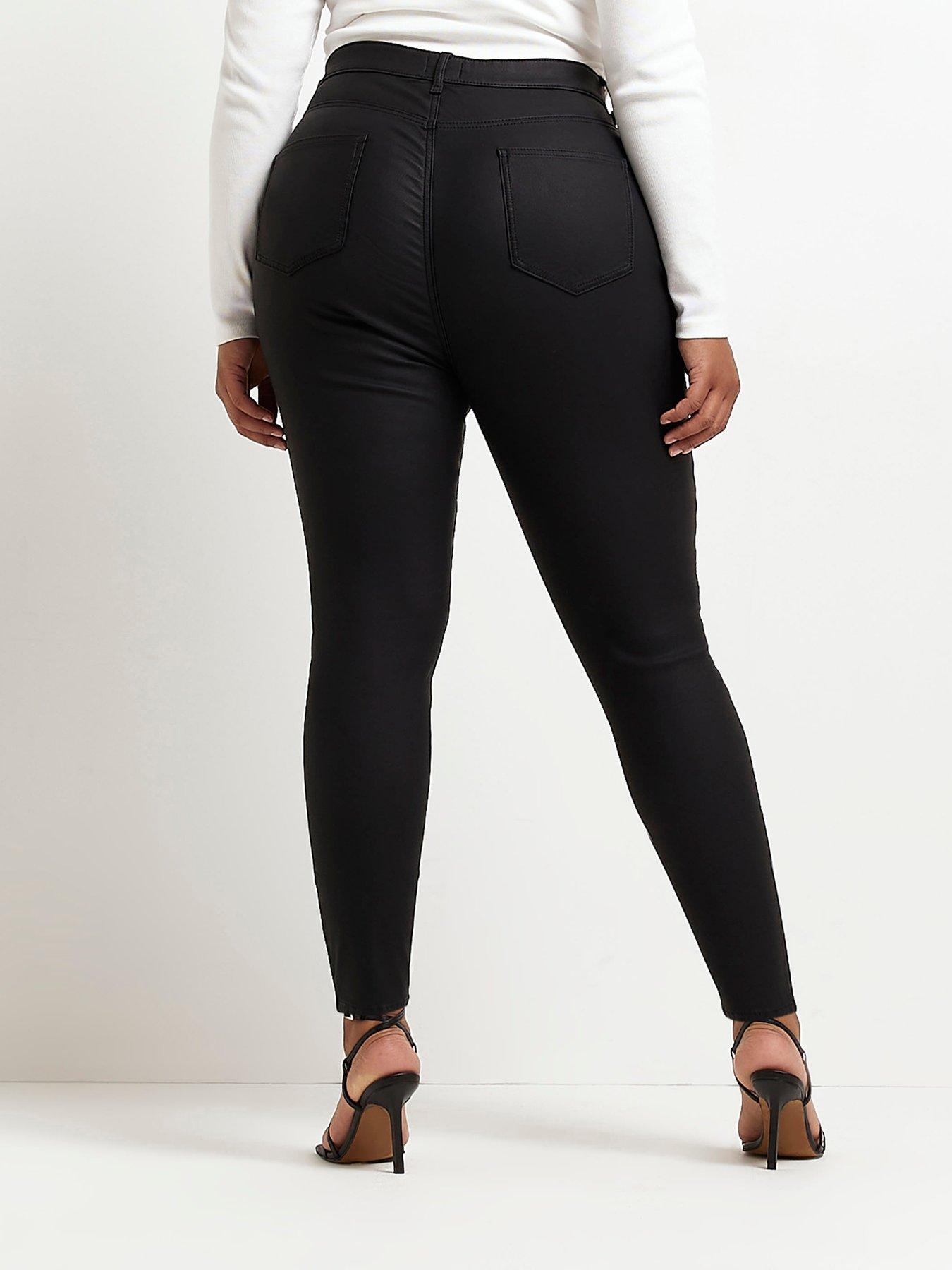 Mid Rise Skinny Jeggings Black