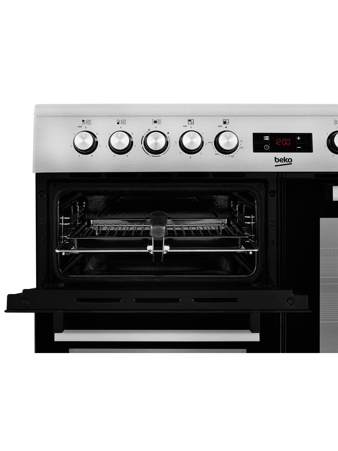 Beko kdvc100k 100cm electric store range cooker