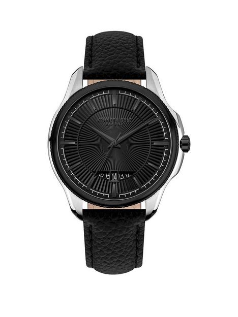 kenneth-cole-kenneth-cole-gents-black-leather-strap-watch