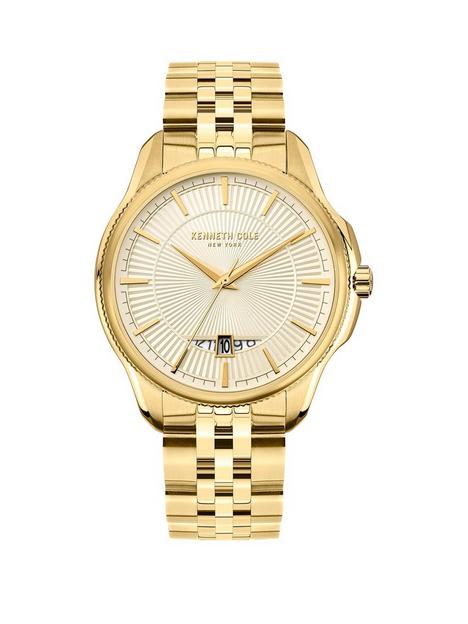 kenneth-cole-kenneth-cole-gents-gold-stainless-steel-bracelet-watch
