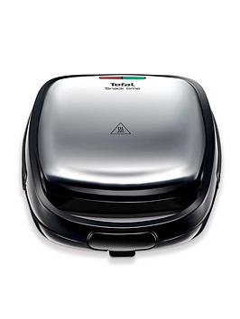 Tefal Snack Time Sw343D40 Panini And Waffle Maker - Stainless Steel