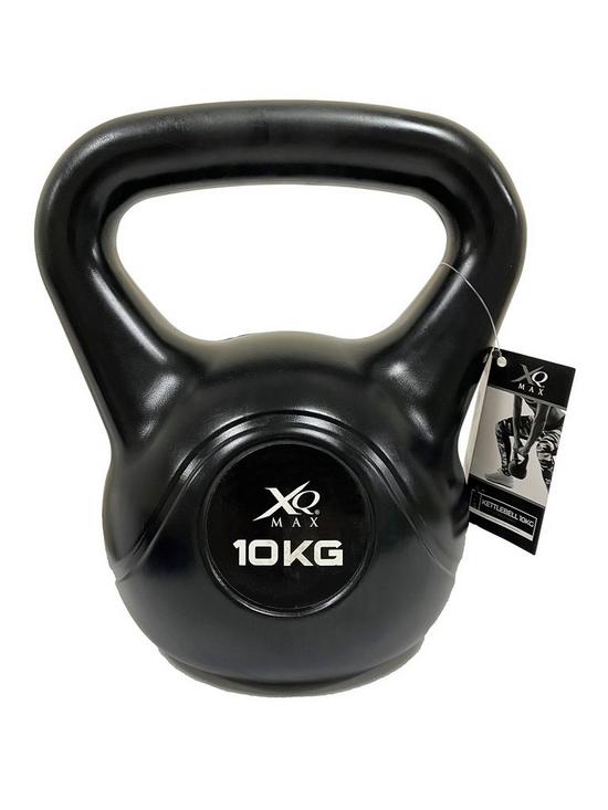 front image of xq-max-non-slip-kettlebell-with-protective-vinyl-covernbsp--10kg
