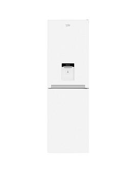 Beko Cfg3582Dw 55Cm Wide Frost-Free Fridge Freezer With Water Dispenser - White Best Price, Cheapest Prices