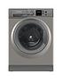  image of hotpoint-nswm944cggukn-9kg-load-1400-spin-washing-machine-graphite