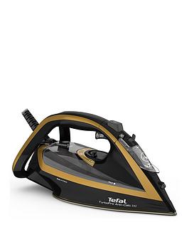Product photograph of Tefal Steam Iron 300ml Ultimate Turbo Pro Fv5696 from very.co.uk