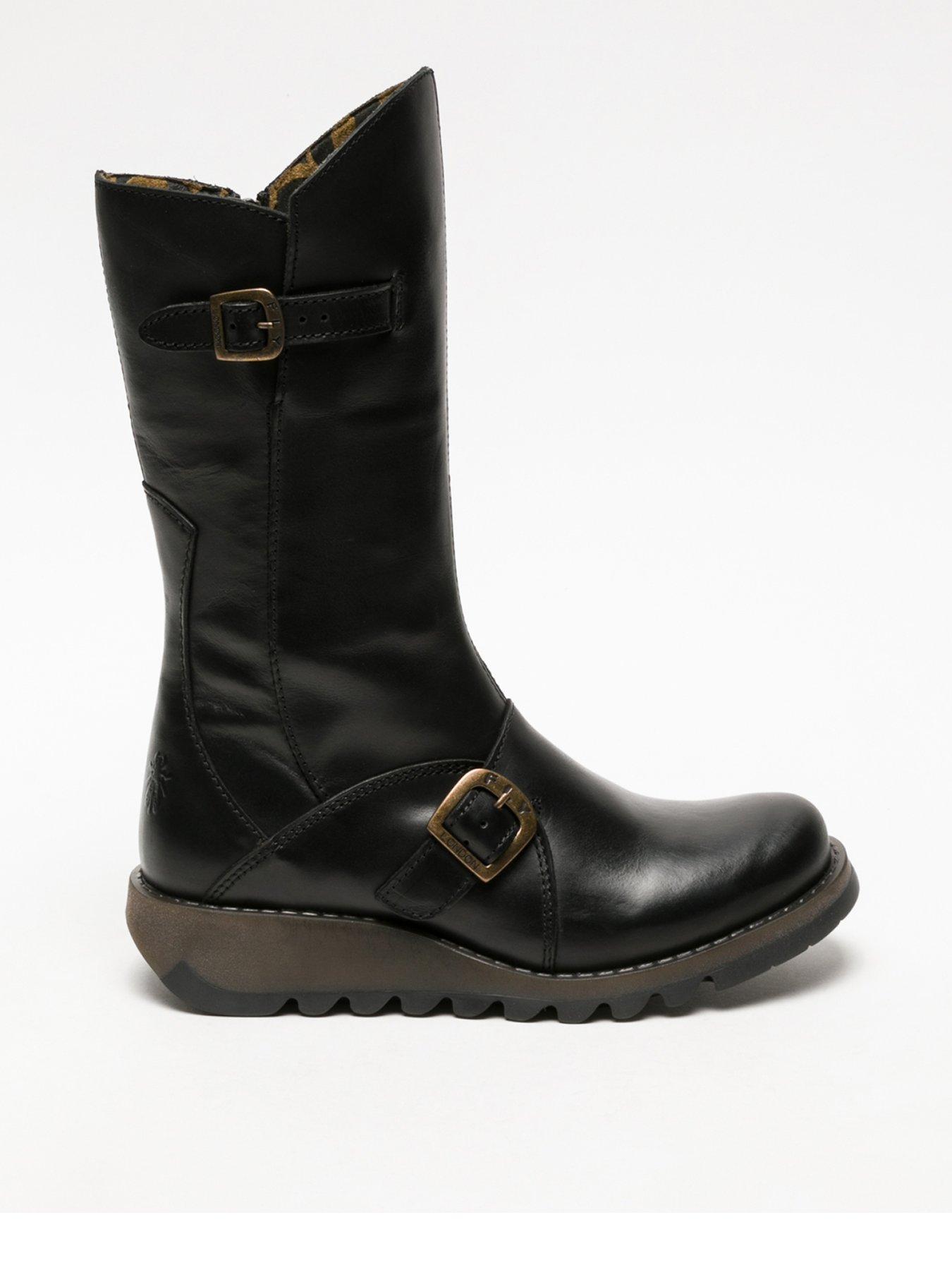 Fly mes boots black sale