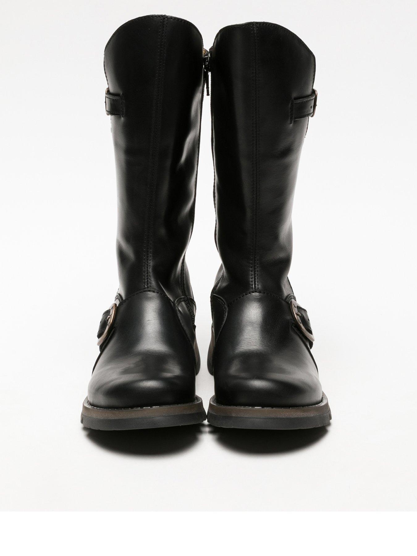 Fly London Mes 2 Calf Boots Black Very